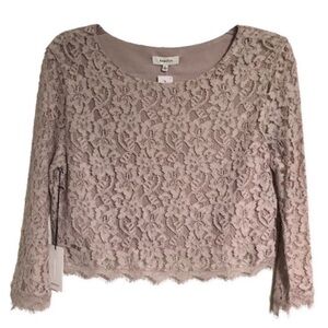 Aritzia ■ Babaton ■ Breccan Lace Blouse Lilac Fog EUC